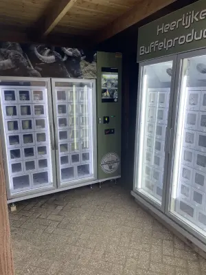 Afbeelding Zuivelboerderij met zuivelproducten en buffelvlees
