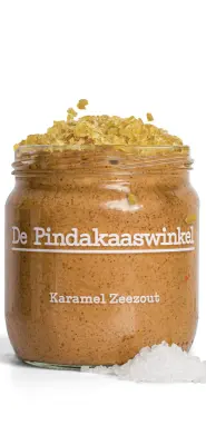 Productfoto De Pindakaaswinkel heeft een groot schap in onze winkel!!! Met de aller lekkerste pindakaas (varianten).