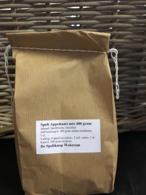Productfoto Spelt Appeltaartmix met rietsuiker 400 gram