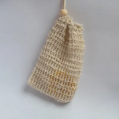 Productfoto Natuurlijke Jute zeepzakje