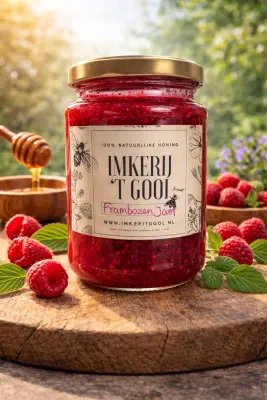 Productfoto Frambozen jam 380g