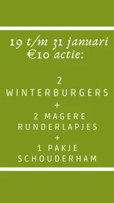 Productfoto Actie 19 t/m 31 januari, 750 half-om-half gehakt + grillworst kaas