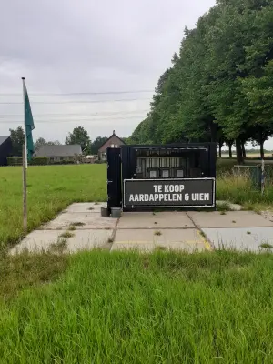 Afbeelding Kraam aardappelen en uien Maasdam