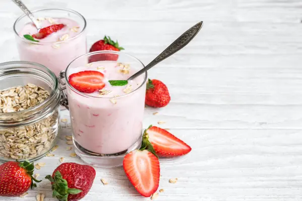 Productfoto Allerlei smaken yoghurt