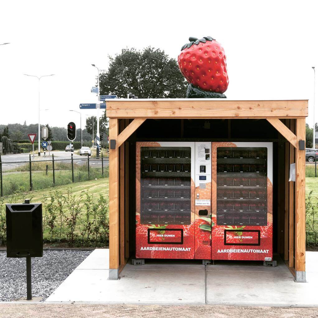 Plantkunde Doe het niet Hamburger Aardbeienautomaat Vermeulen Zachtfruit - Boerderijautomaat in Oosteind