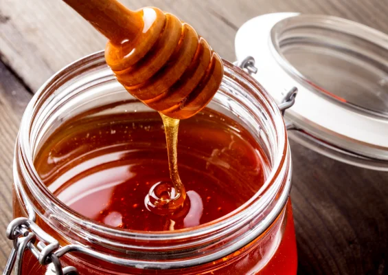 Productfoto Honing van de bijen bij de molen