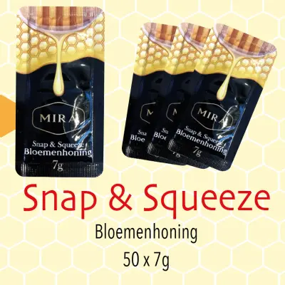 Productfoto Snap and squeeze bloemenhoning per 50st