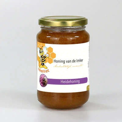 Productfoto Heidehoning, Pure rauwe honing (Nederland) 450g