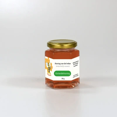 Productfoto Korianderhoning, Pure rauwe honing (Bulgarije) 50g