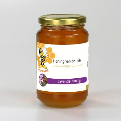 Productfoto Lavendelhoning, Pure rauwe honing (Spanje) 450g