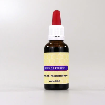 Productfoto Propolis tinctuur 30% in Flesje met pipet 30ml