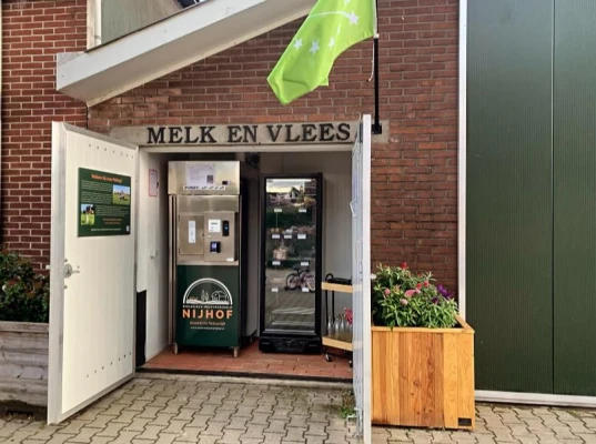 Opening biologische melktap