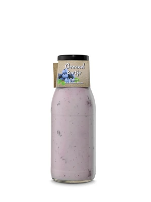 Productfoto Gezond toetje 500 ml (Yoghurt met blauwe bessen)