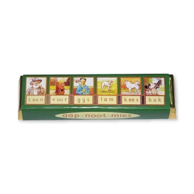 Productfoto Aap-noot-mies chocolade reep