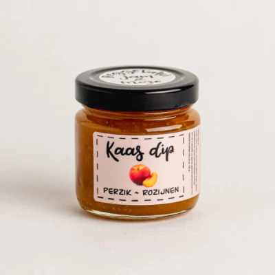 Productfoto Kaasdip rozijnen - perzik