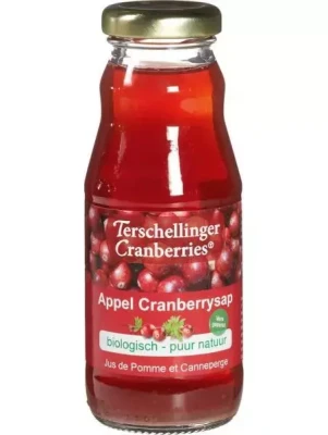 Productfoto Biologische Appel Cranberrysap - Terschellinger Cranberries