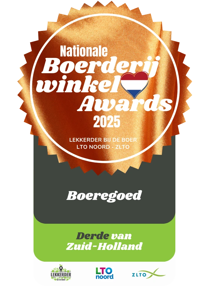 Winnaar Boerderijwinkel Awards 2025 | Provincie Zuid-Holland | Klik voor meer