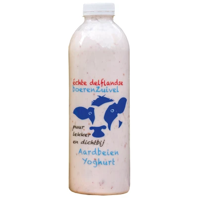 Productfoto Yoghurt Aardbei-Midden Delfland