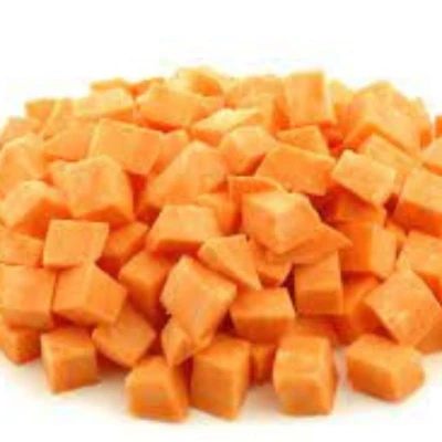 Productfoto Zoete Aardappel blokjes 400 gram
