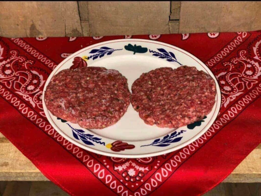 Productfoto Black Angus burger, Groot