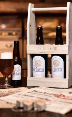 Productfoto Le Soigneur Blond/Trippel bier met kistje