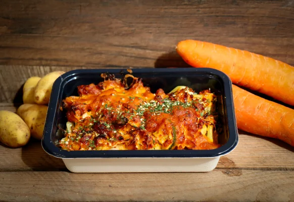 Productfoto Ovenschotel Pulled Chicken