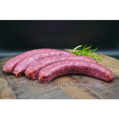 Productfoto Rundersaucijs 4 st. - (H)eerlijk Limburgs Limousin Rundvlees