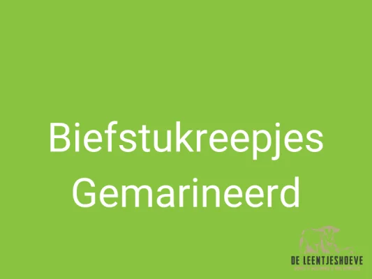 Productfoto Gemarineerde biefstukreepjes (ca 300 gram)