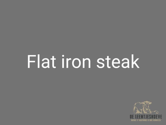 Productfoto Flat iron steak, 522 gram