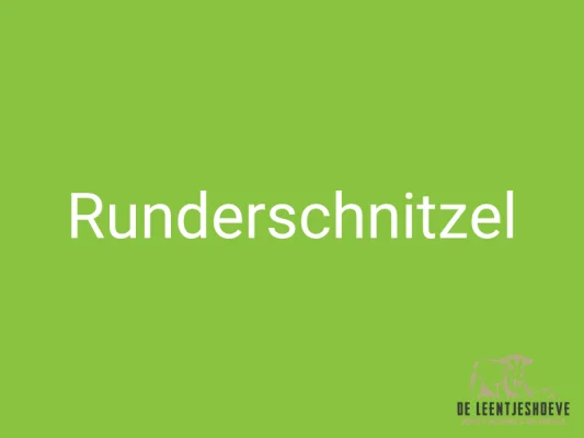 Productfoto Runderschnitzel