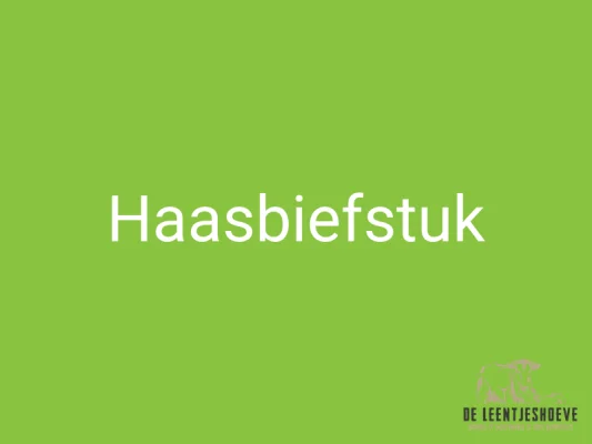 Productfoto Haasbiefstuk | Ossenhaas | Tournedos, 636