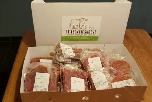 Productfoto Leentjeshoeve Luxe Rundvlees pakket Variatie 2 en 4 personen - 4500