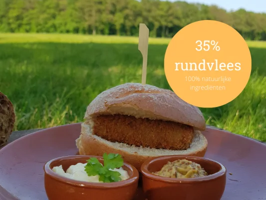 Productfoto Luxe rundvleeskroketten met 35 procent rundvlees | 4x ca 85 gram