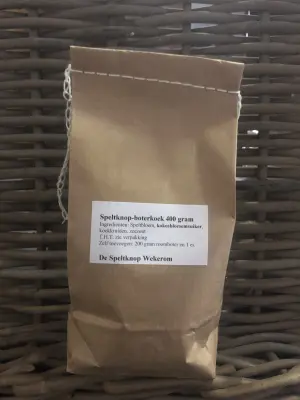 Productfoto Spelt Boterkoekmix met kokosbloesemsuiker 400 gram