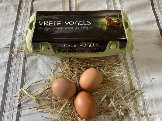 Productfoto 10 vrije uitloopeieren