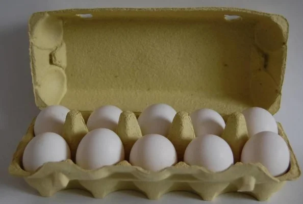 Productfoto 10 verse scharreleieren.