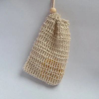 Productfoto Natuurlijke Jute zeepzakje