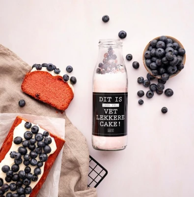 Productfoto DIY flesje voor Cake