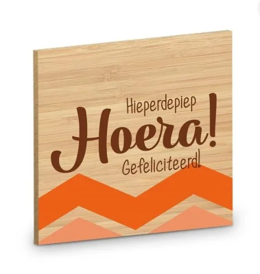 Productfoto Onderzetter Hoera