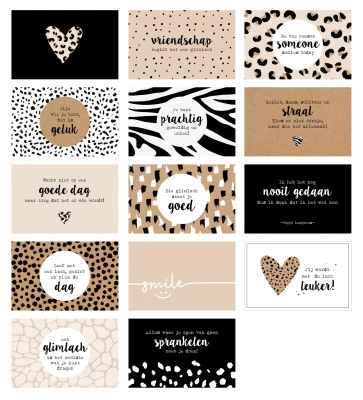 Productfoto Iedere dag een glimlach met dit leuke doosje! (Wildprint)