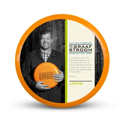 Productfoto Graafstroom 48+ jonge kaas 500 gram