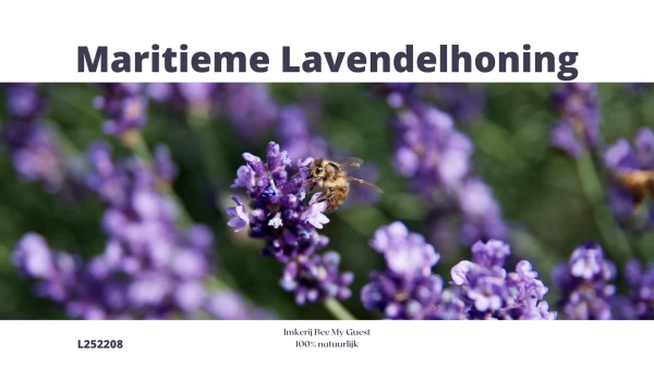 Productfoto Maritieme Lavendelhoning - 450 gram