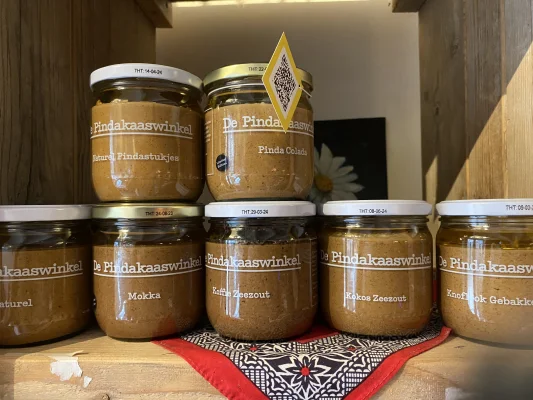 Productfoto Pindakaas Caramel Zeezout