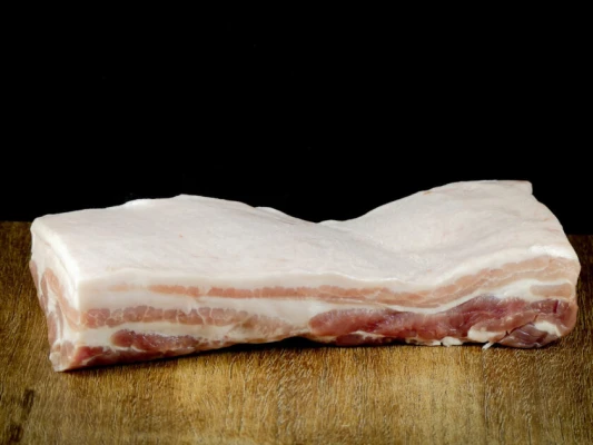 Productfoto Varkensbuik zonder zwoerd (±2.2 kilo)