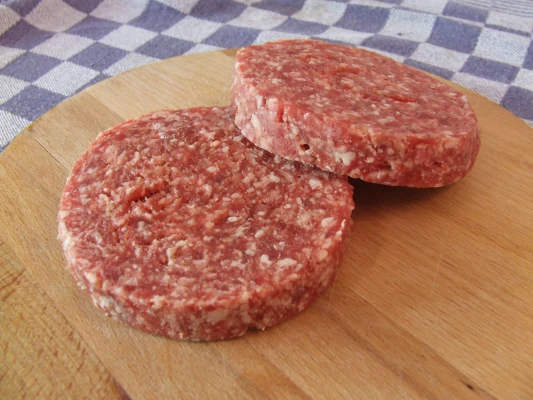 Productfoto Boerenburgers (glutenvrije) hamburgers, 2 stuks