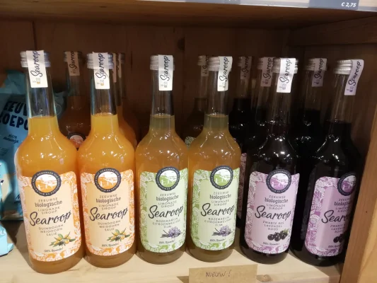 Productfoto Fles Zeeuwse Searoop (bio) - Duindoorn, meidoorn, salie