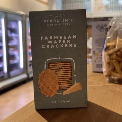 Productfoto Verduijns Hartige Wafeltjes - Parmigiano-Reggiano, Basilicum & Knoflook