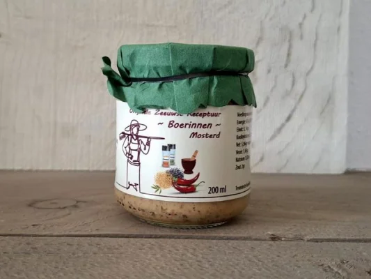 Productfoto Zeeuwse Boerinnen Mosterd