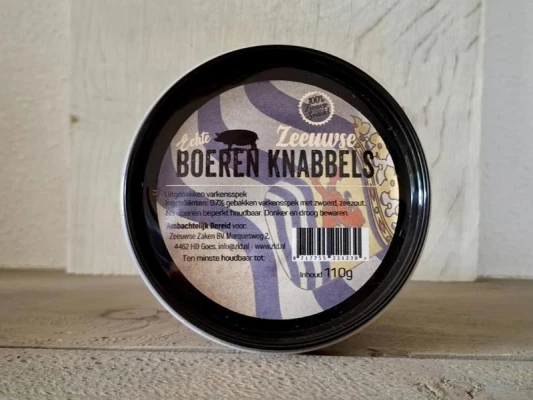 Productfoto Echte Zeeuwse Boeren Knabbelspek