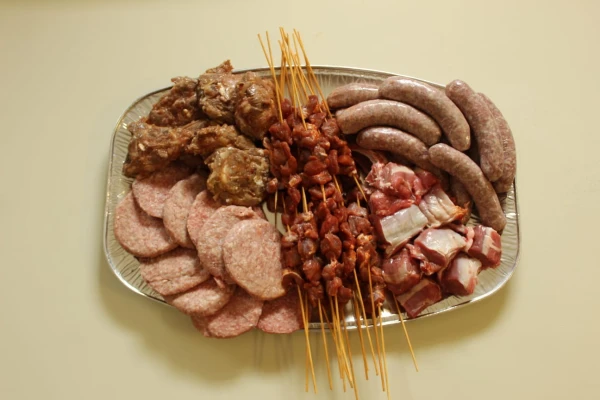 Productfoto BBQ vlees van geitenlam